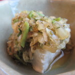 ブック&カフェ こ・らっしぇ - 豆腐のだしかけ