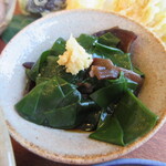 ブック&カフェ こ・らっしぇ - きくらげとおかわかめ和え