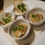 香材創作食房 アーユ - 2014.4月3240円コース　ブランダートと鯛マリネ