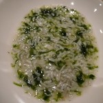 香材創作食房 アーユ - 2014.4月3240円コース　前菜　あおさリゾット