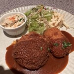 Saffron Saffron - メンチカツと甘エビのクリームコロッケ