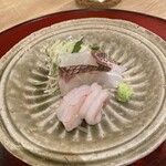 妙見石原荘 食菜石蔵 - 錦江湾、白身、阿久根の高海老昆布締め