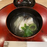 妙見石原荘 食菜石蔵 - クエ清汁仕立て