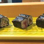 駒寿し - 巻き物（穴キュウ・鉄火・かんぴょう）