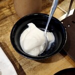 とんかつ 串揚げ 優膳 - 杏仁豆腐