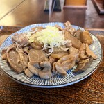 川上屋 - モツ煮定食(ご飯大盛)
