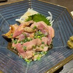 焼鳥しらいし - 地鶏のたたき