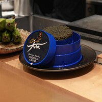 銀座 大石 - 大石ラベルを作ってもらったキャビア