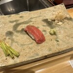 銀座 久兵衛 - 中トロ