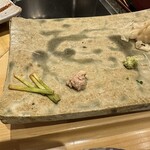 銀座 久兵衛 - エビ味噌