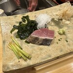 銀座 久兵衛 - カツオのたたき