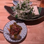 居酒屋 ヨーテル - 薬味たっぷり冷奴は意外と辛い