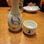 完全個室居酒屋 椿 - 日本酒、冷、北海道の地酒らしい。美味しゅうございました(^ω^)