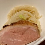 麺屋 真心 - わさびと塩でいただく昆布水つけ麺  絶品です