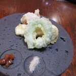 親和苑 - 【鱧梅紫蘇巻きと夏野菜の天ぷら】