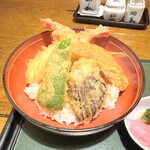 郷土料理　味勘 - 料理写真:天丼。1,700円（税込）