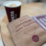 Costa Coffee - カフェラテ＆チーズハムトースト