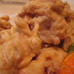 「にしもと」のとり天♪　衣はサクサク、モチモチ♪お肉もプリップリ♪