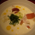 黄金の塩らぁ麺 Ayumi  - 白いらぁ麺（冷製）