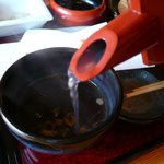 いづみや - 蕎麦湯