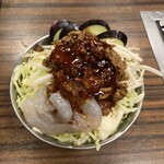 江戸前汽船 もんじゃ屋形船 - 麻婆茄子もんじゃ