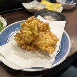 トウモロコシの天ぷら