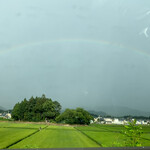 時の宿 すみれ - 虹の端から端まで見られる田園風景