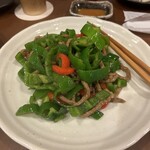 好天 - 牛肉とピーマンの細切り炒め