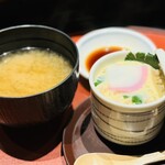 しほう田 - アサリと絶品の茶碗蒸し　出汁感強め♪