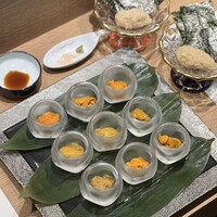 鮨 青海 品川店 - 雲丹9種食べ比べ