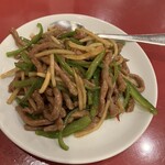 京華樓 - 青椒肉絲