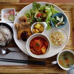 ガーデンカフェ　ルーベル - 野菜ｿﾑﾘｴの手作りﾗﾝﾁ