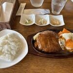 にしき - ハンバーグランチ(200g) 1650円❗️