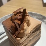 ブラッスリー 航 - チョコのショートケーキ