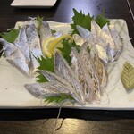 アングラーズ食堂 なぶら - 鮮魚のお造り本日は太刀魚