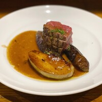キャトルラパン　神戸三宮 - 牛フィレグリルとフォアグラのポアレのロッシーニ風