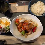 こっこ家 - 黒酢あん定食