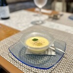 ビストロ セレニテ - 冷静スープ／とうもろこしの冷製スープ