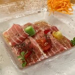 ビストロ セレニテ - 前菜2／南インドマグロのカルパッチョ