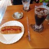 もりのうた - ホットドッグ アイスコーヒー