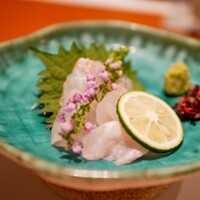 銀座 牛乃季 - ヒラメの造り