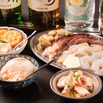 月島もんじゃ居酒屋 こだま - 料理集合写真