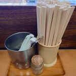 加賀 - 卓上装備。