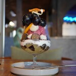 cafe & marche ichinii... - ★長月パフェ ナガノパープル　1,880円