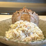 鮨 三心 - 噴火湾　毛蟹　