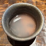 鮨 三心 - 蛤出汁