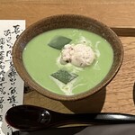 鮨 三心 - 抹茶　おしるこ