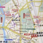 あつた蓬莱軒 - 周辺地図