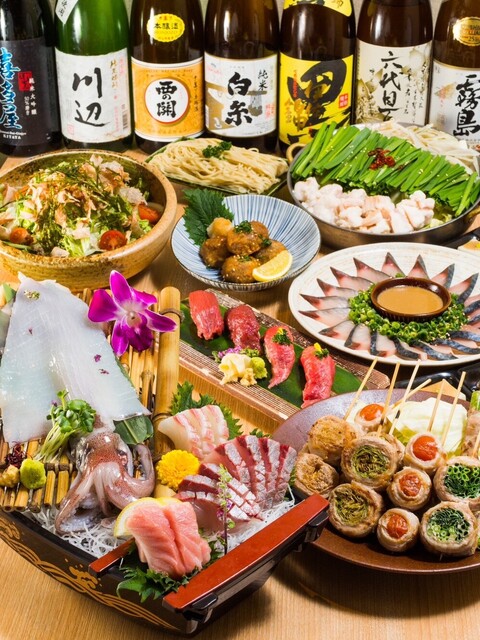 肉寿司と野菜巻き串 博多もん