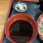 麦香村 - 麺汁アップ
